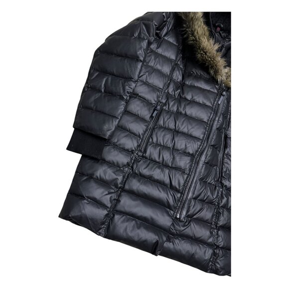 RUDSAK ATELIER NOIR Faux Fur DOWN FILL Luxury Winter Puffer Parka Coat Womens XL - Picture 10 of 10